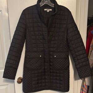 DKNY Dark Quilted Puffer Jacket